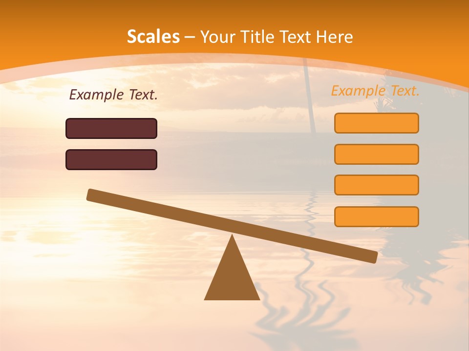 Dark Tropics Horizon PowerPoint Template