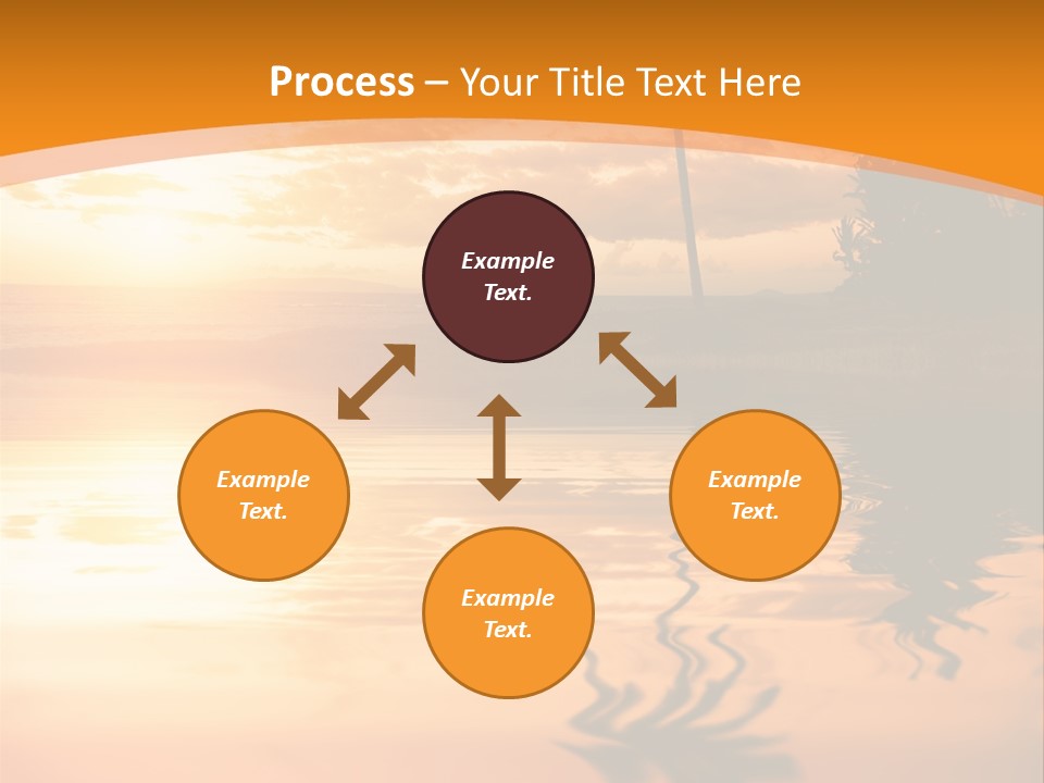 Dark Tropics Horizon PowerPoint Template