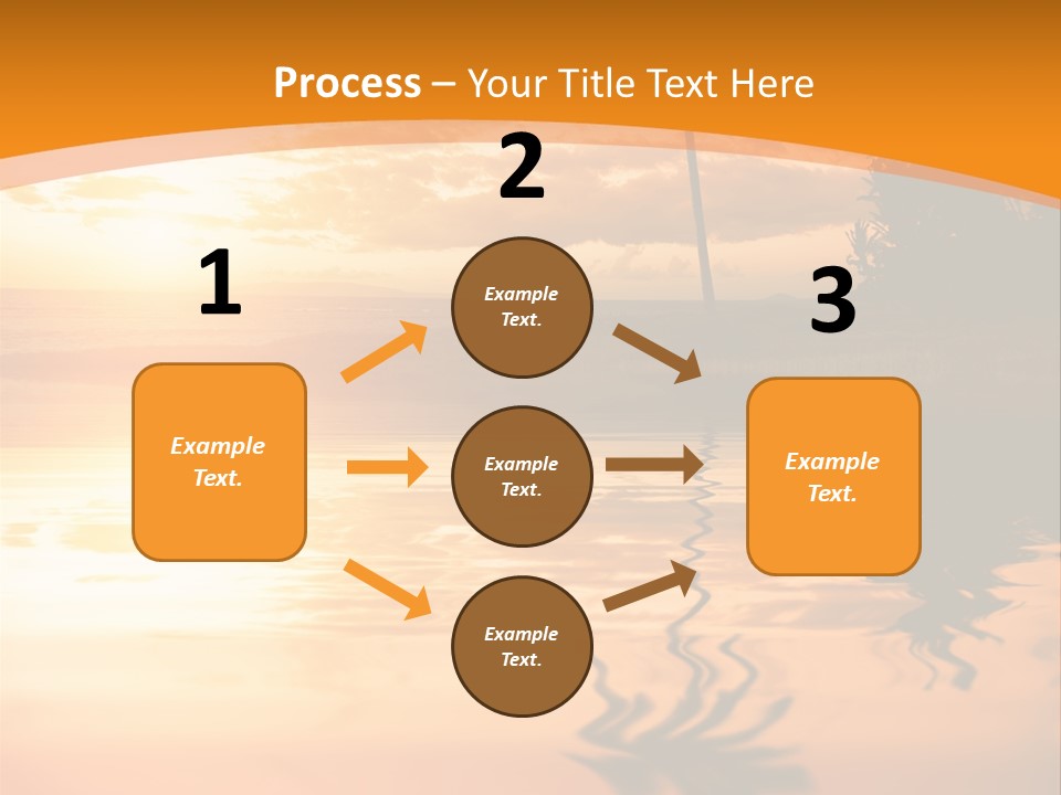 Dark Tropics Horizon PowerPoint Template