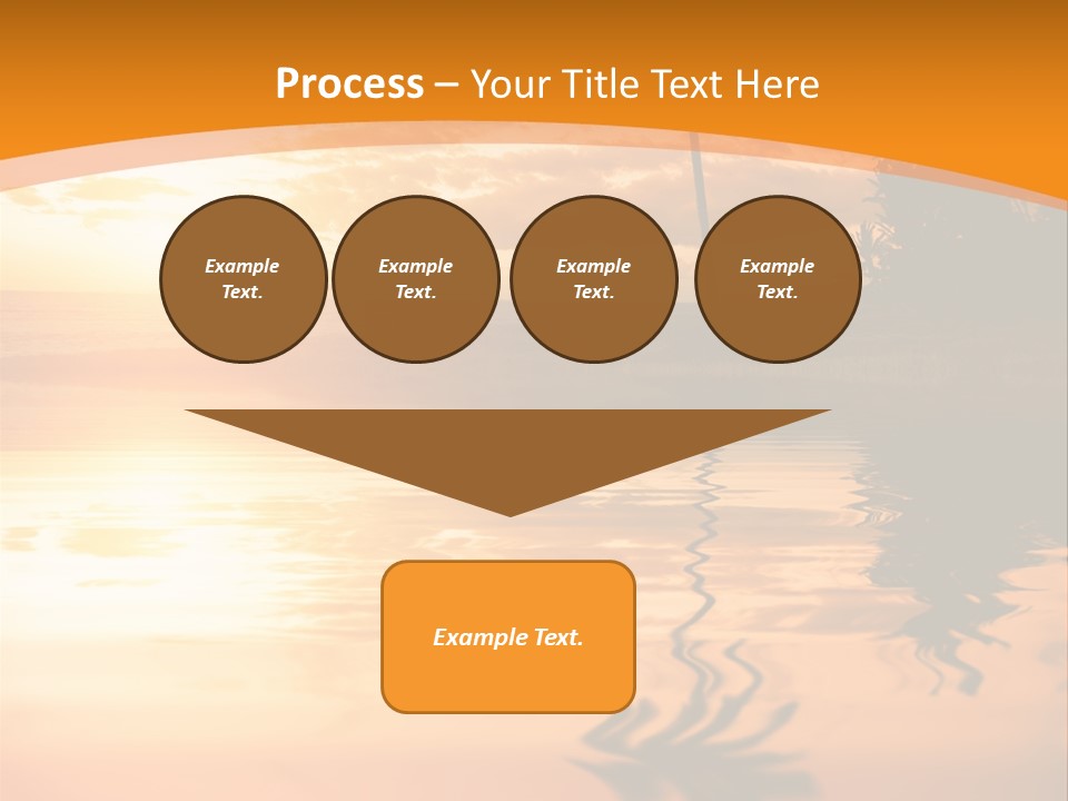 Dark Tropics Horizon PowerPoint Template
