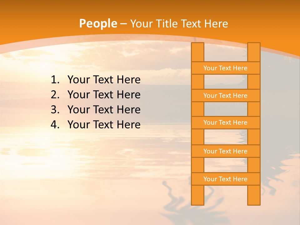 Dark Tropics Horizon PowerPoint Template