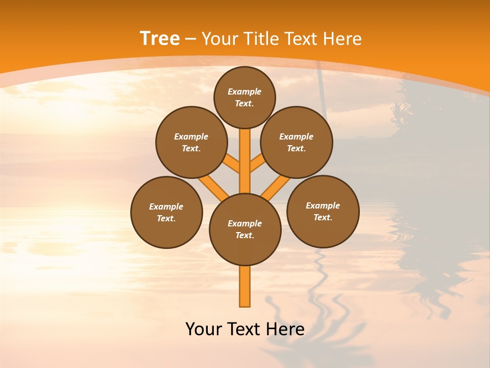 Dark Tropics Horizon PowerPoint Template