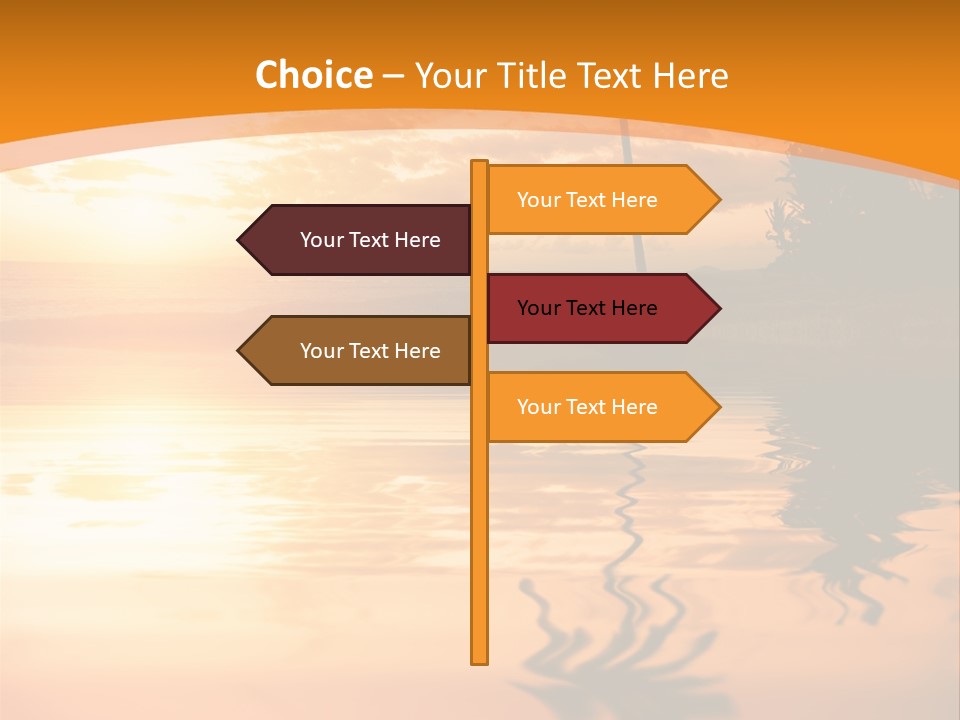 Dark Tropics Horizon PowerPoint Template