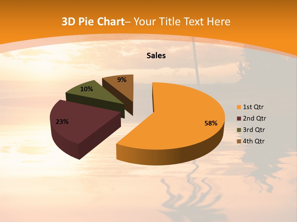 Dark Tropics Horizon PowerPoint Template