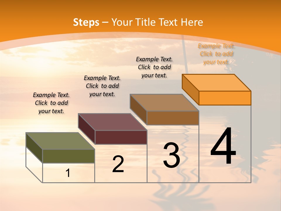 Dark Tropics Horizon PowerPoint Template