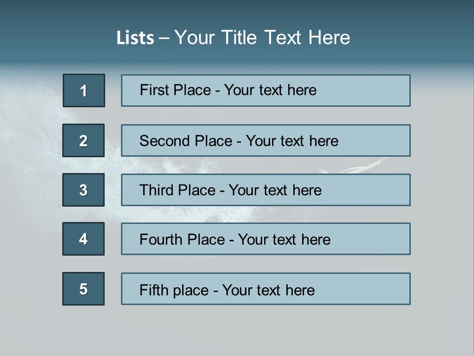 Exhale Training Isolated PowerPoint Template