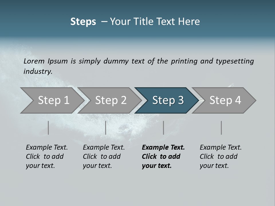 Exhale Training Isolated PowerPoint Template