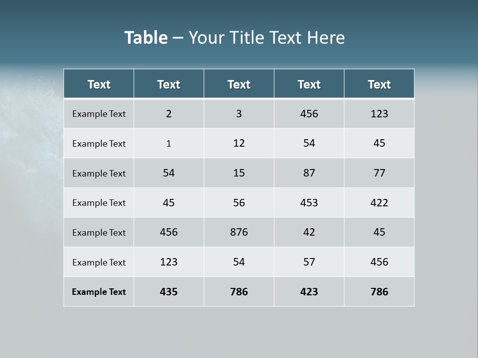 Exhale Training Isolated PowerPoint Template