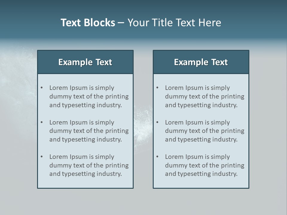 Exhale Training Isolated PowerPoint Template