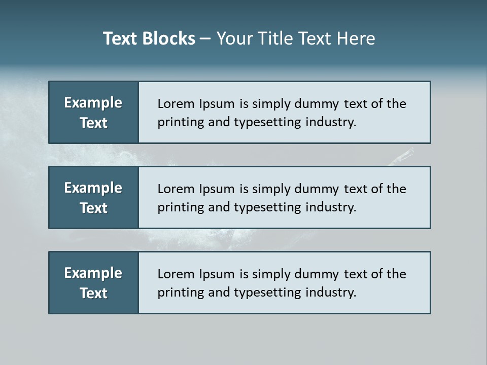 Exhale Training Isolated PowerPoint Template