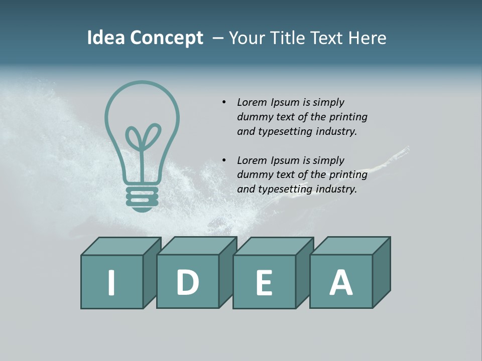 Exhale Training Isolated PowerPoint Template