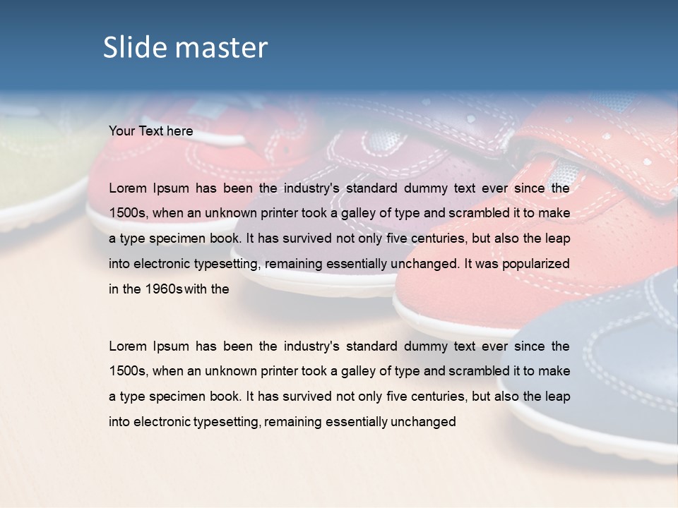 Fashion Kid Object PowerPoint Template