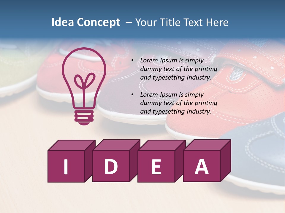 Fashion Kid Object PowerPoint Template