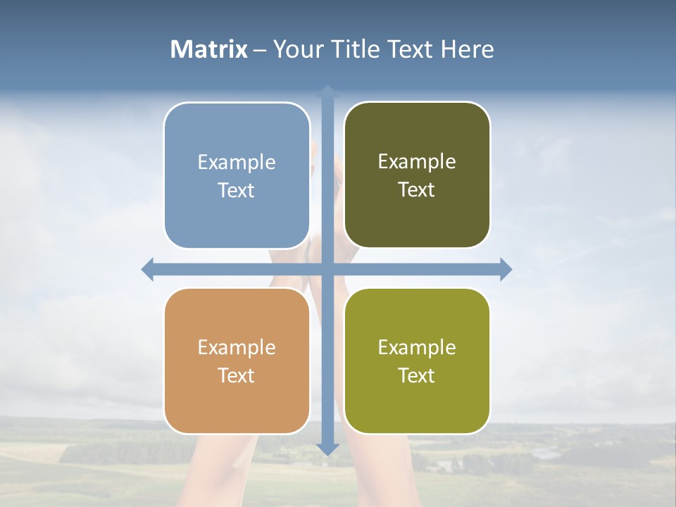 Environment Achievement Ray PowerPoint Template