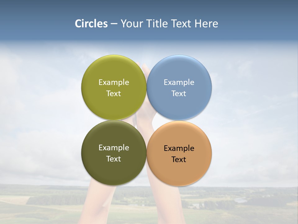 Environment Achievement Ray PowerPoint Template