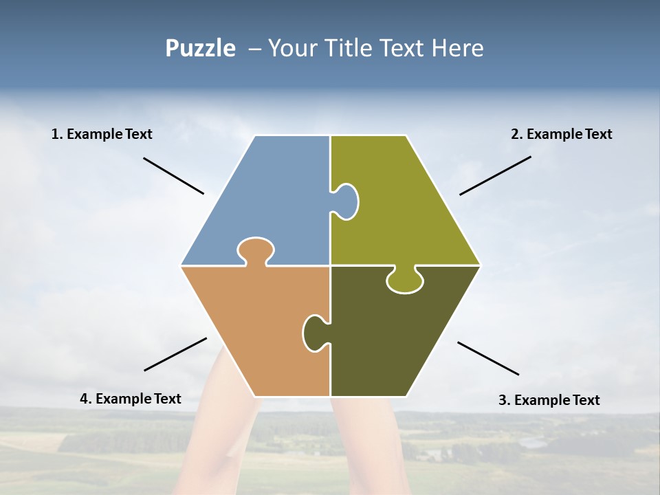 Environment Achievement Ray PowerPoint Template