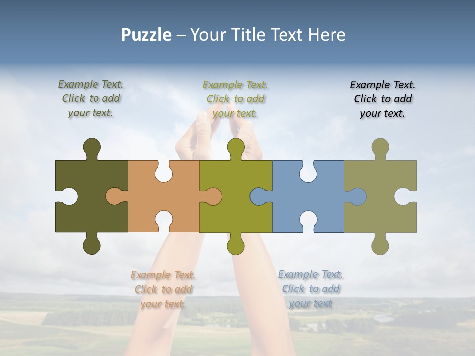 Environment Achievement Ray PowerPoint Template