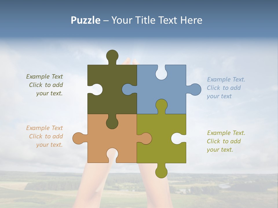Environment Achievement Ray PowerPoint Template