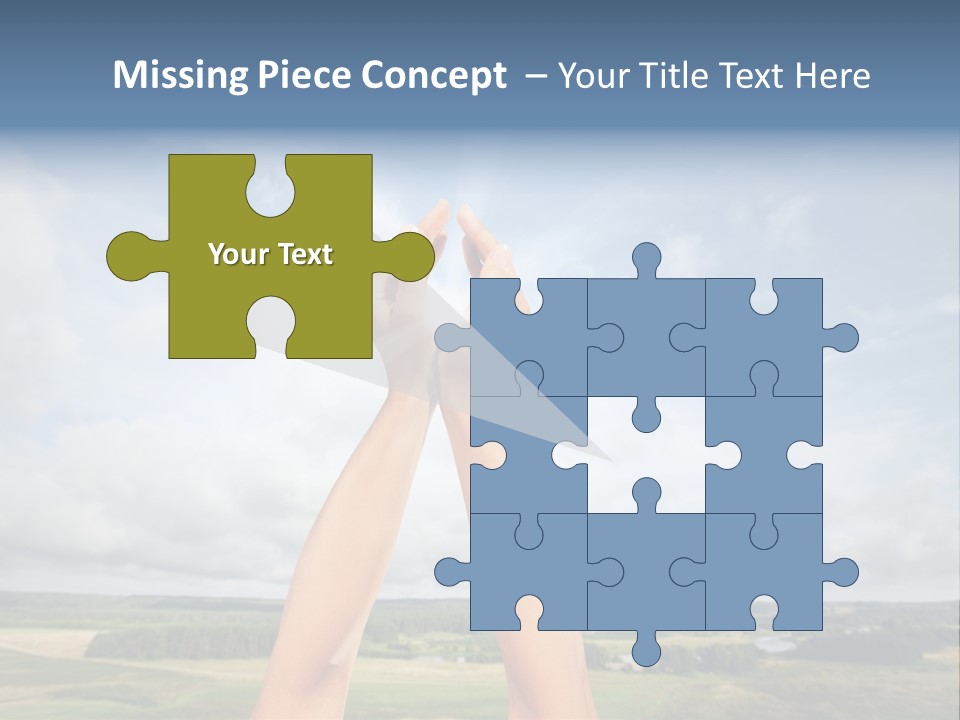 Environment Achievement Ray PowerPoint Template