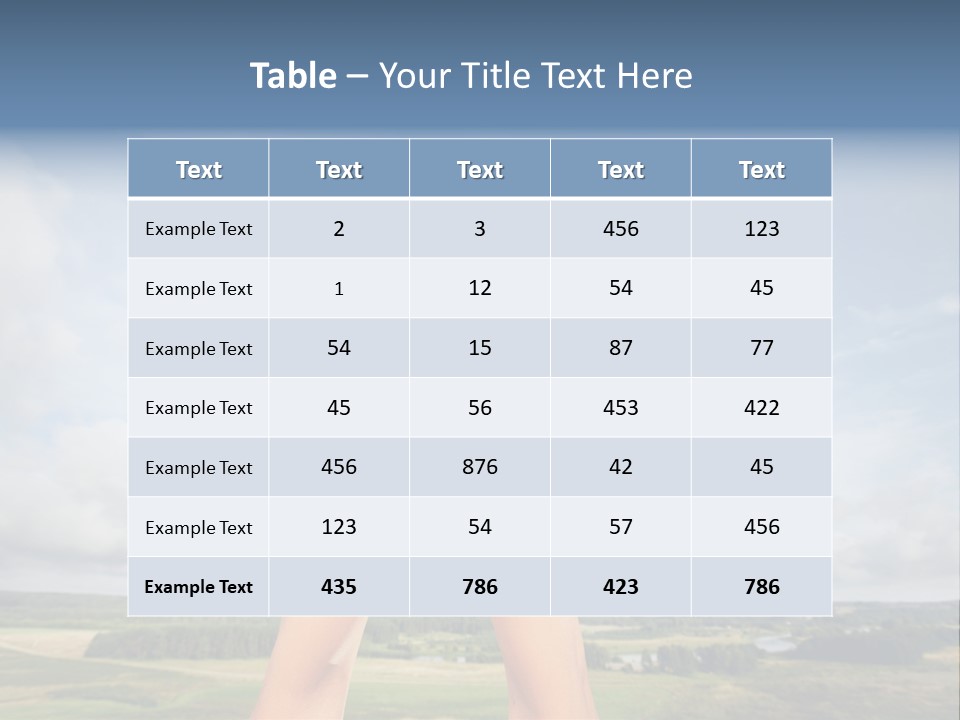 Environment Achievement Ray PowerPoint Template