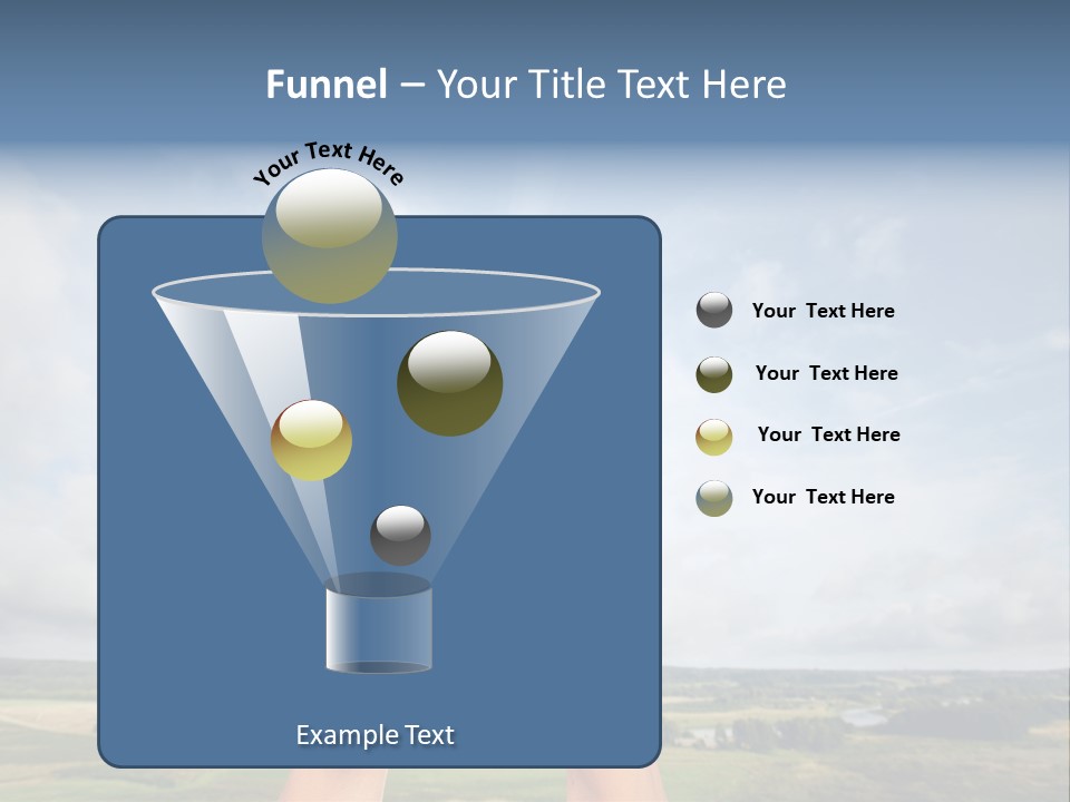 Environment Achievement Ray PowerPoint Template