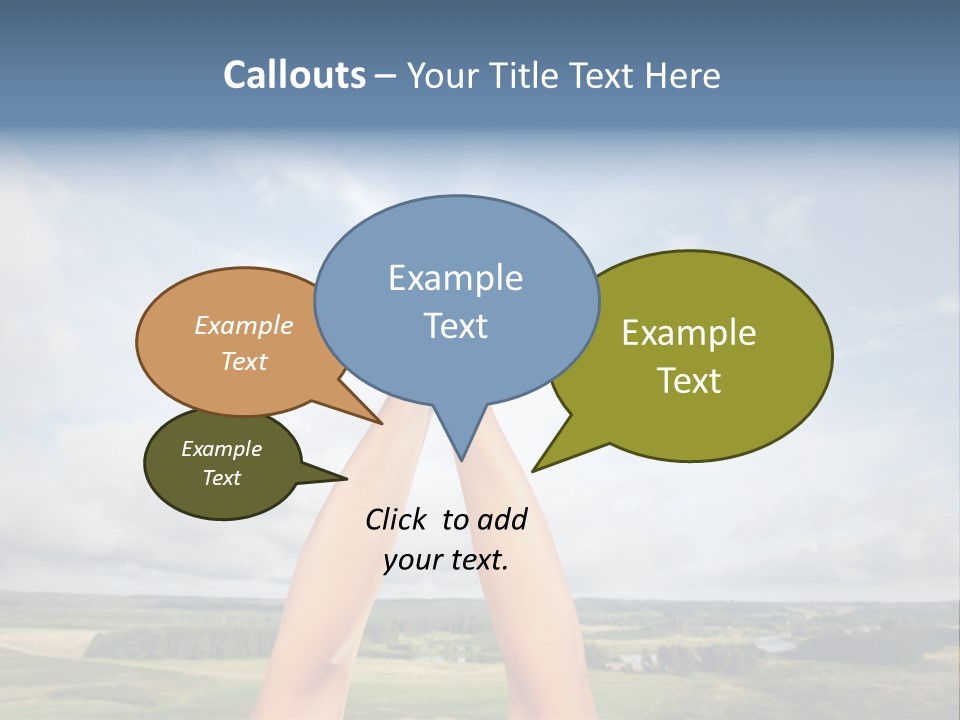 Environment Achievement Ray PowerPoint Template