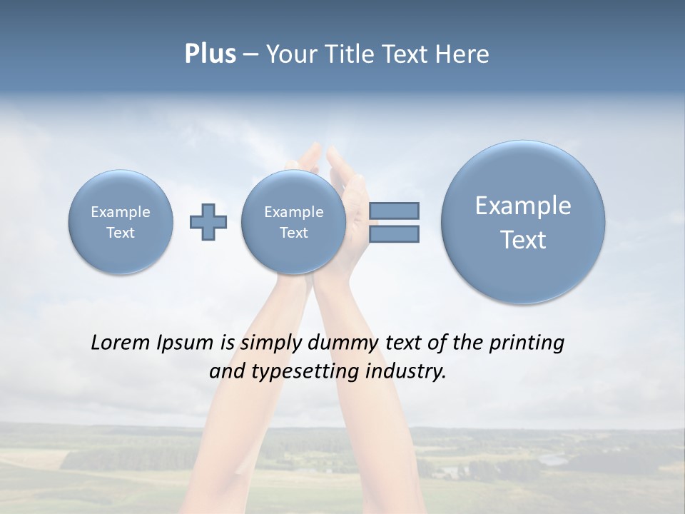 Environment Achievement Ray PowerPoint Template