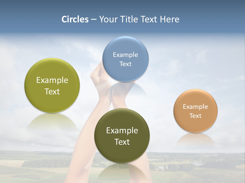 Environment Achievement Ray PowerPoint Template