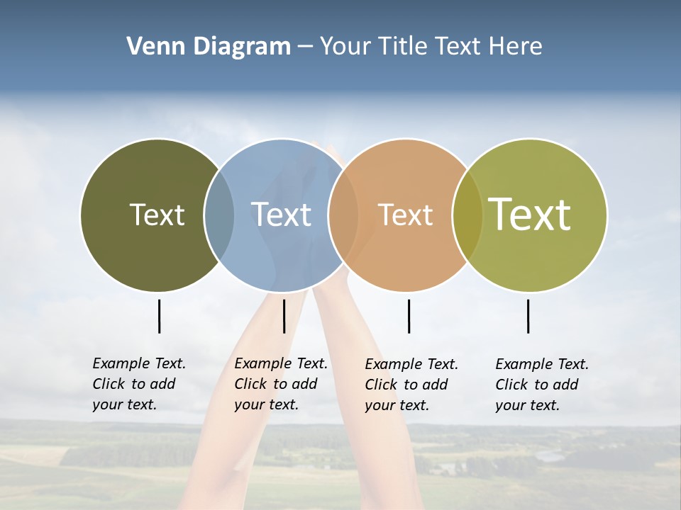 Environment Achievement Ray PowerPoint Template