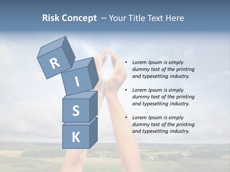 Environment Achievement Ray PowerPoint Template