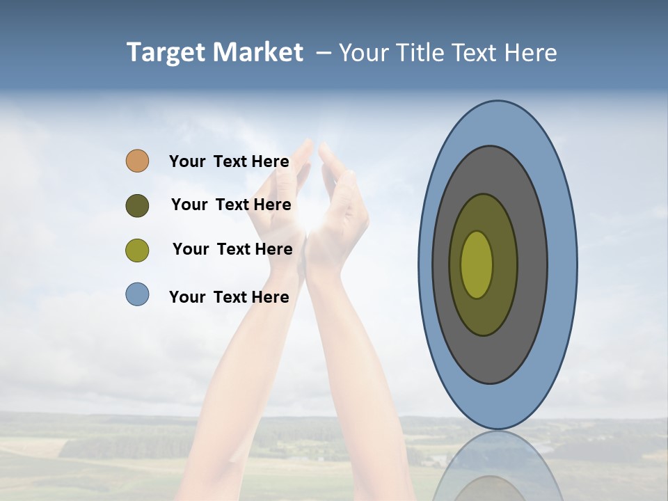 Environment Achievement Ray PowerPoint Template