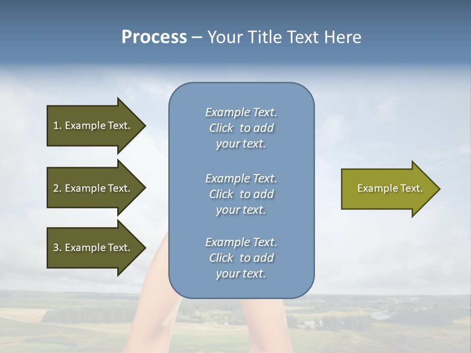 Environment Achievement Ray PowerPoint Template