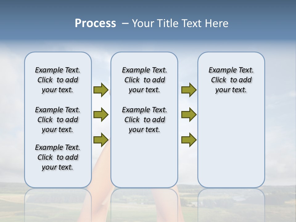 Environment Achievement Ray PowerPoint Template