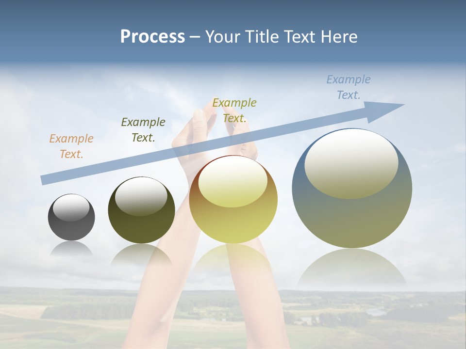 Environment Achievement Ray PowerPoint Template