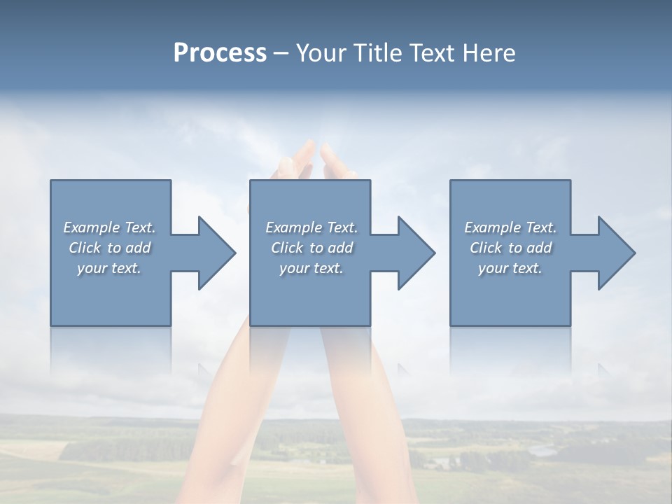 Environment Achievement Ray PowerPoint Template