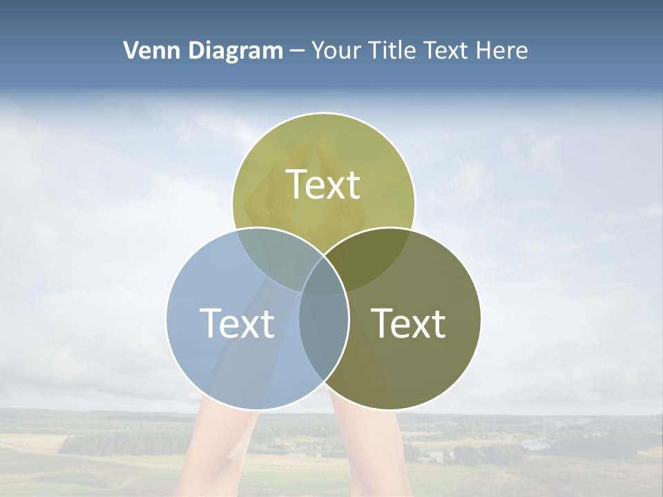 Environment Achievement Ray PowerPoint Template