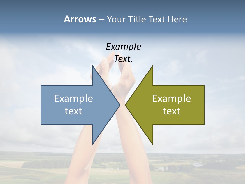 Environment Achievement Ray PowerPoint Template