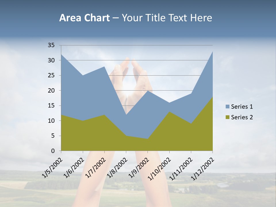 Environment Achievement Ray PowerPoint Template
