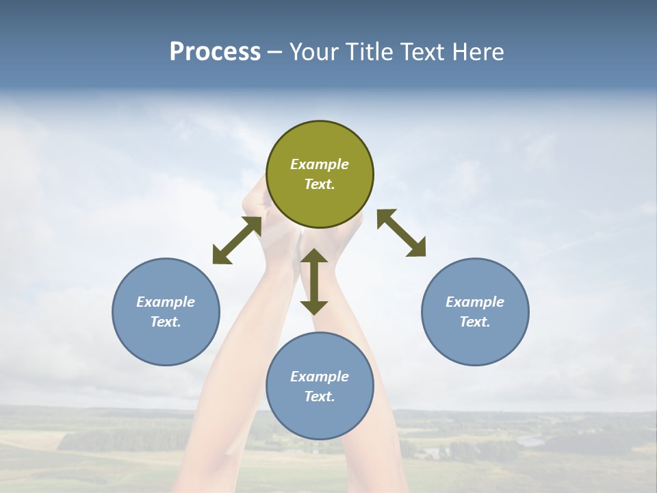 Environment Achievement Ray PowerPoint Template