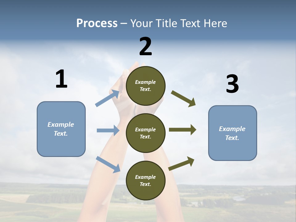 Environment Achievement Ray PowerPoint Template