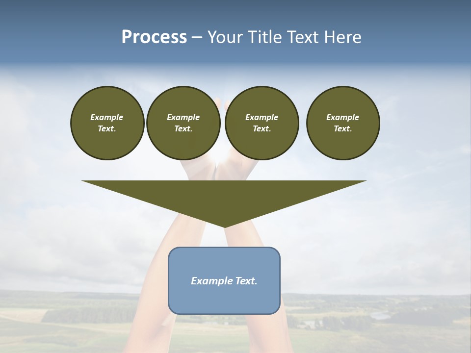 Environment Achievement Ray PowerPoint Template
