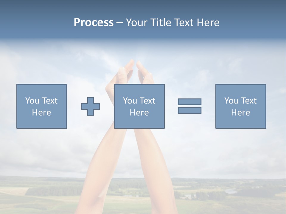 Environment Achievement Ray PowerPoint Template