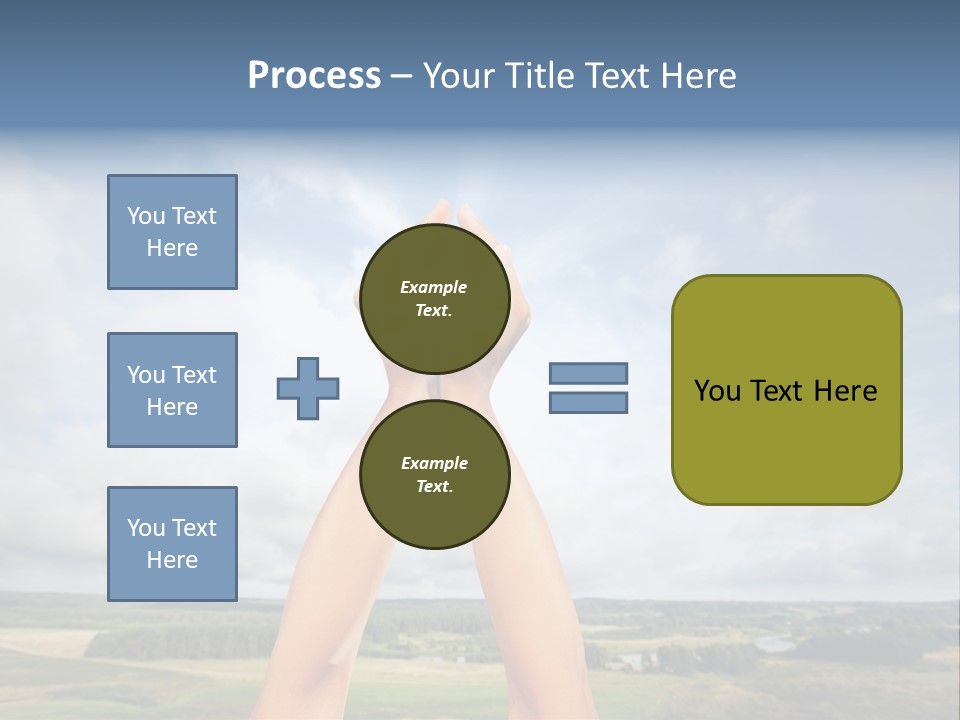 Environment Achievement Ray PowerPoint Template