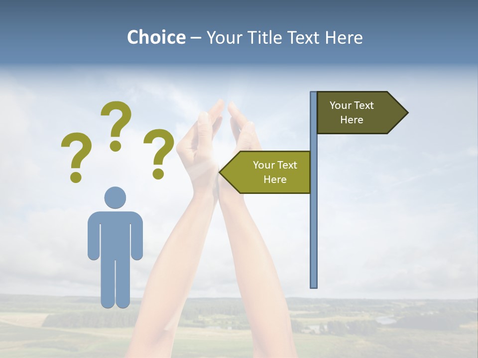 Environment Achievement Ray PowerPoint Template