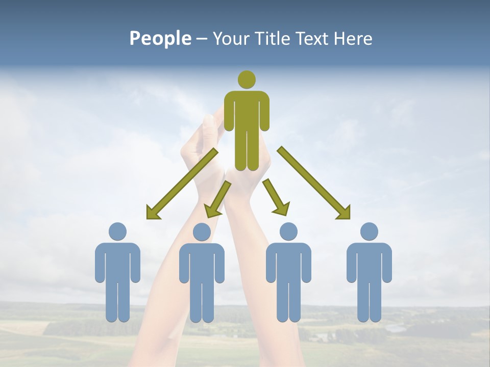 Environment Achievement Ray PowerPoint Template