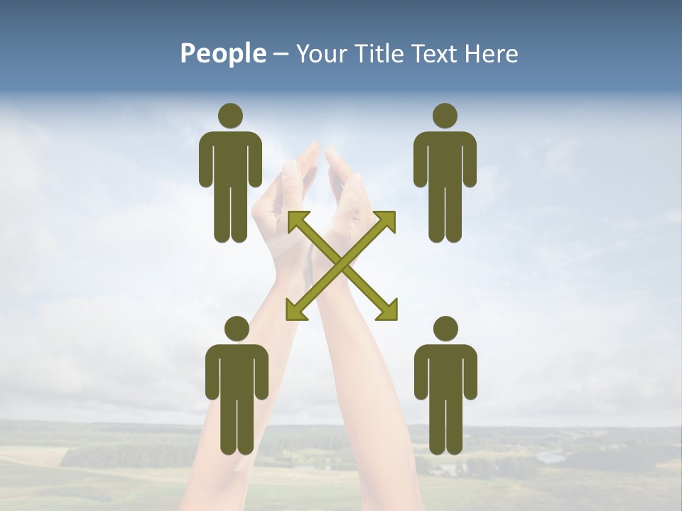 Environment Achievement Ray PowerPoint Template