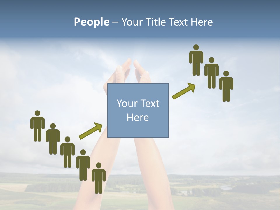 Environment Achievement Ray PowerPoint Template