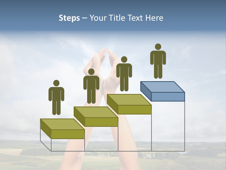 Environment Achievement Ray PowerPoint Template