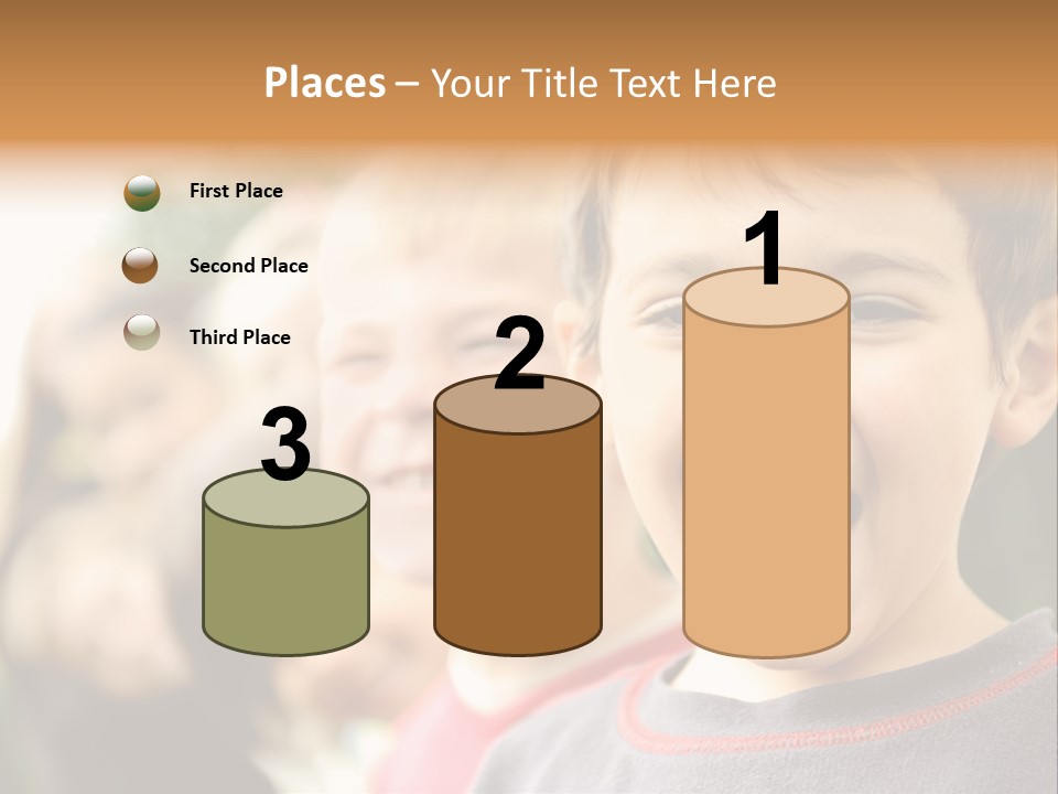 Schoolgirl Several Youngster PowerPoint Template