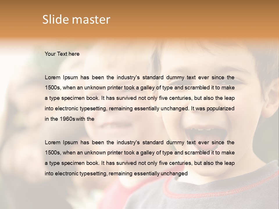 Schoolgirl Several Youngster PowerPoint Template